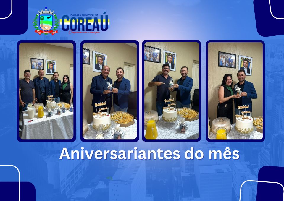 Comemoração em Triplo na Câmara Municipal de Coreaú